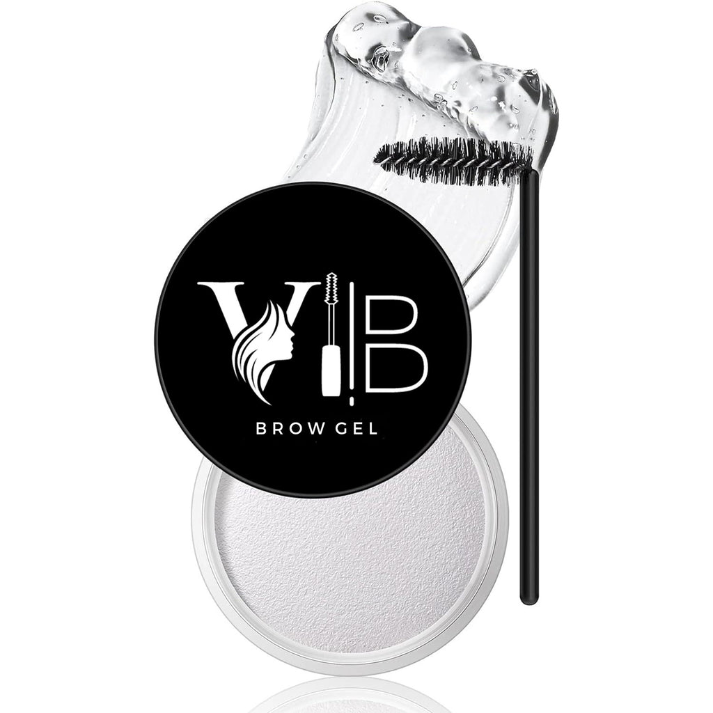 VB Brow Gel , Clear Eyebrow Shaping Wax For Holding Brows In Place, Brow Gel Eyebrow Soap Kit Water Resistance Long Lasting Brow Soap, Eyebrow Styling Soap Gel Brows Shaping Cream for Smudge Proof & Natural Looking Eyebrows Makeup Smooth