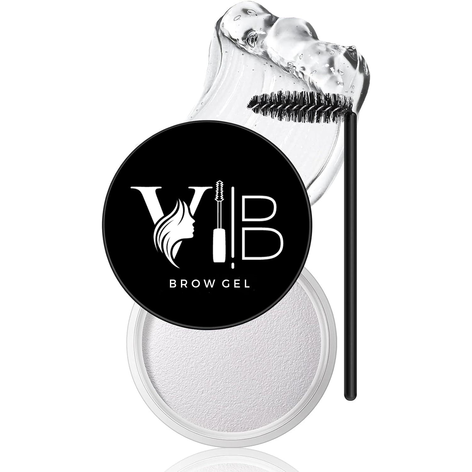 VB Brow Gel , Clear Eyebrow Shaping Wax For Holding Brows In Place, Brow Gel Eyebrow Soap Kit Water Resistance Long Lasting Brow Soap, Eyebrow Styling Soap Gel Brows Shaping Cream for Smudge Proof & Natural Looking Eyebrows Makeup Smooth
